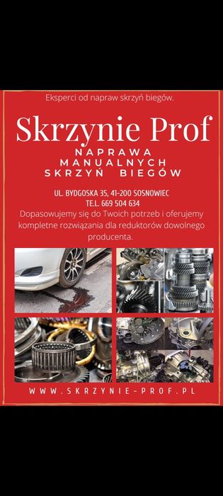 Naprawa skrzyń biegów Śląsk Sosnowiec Katowice Gliwice Pszczyna Czesto