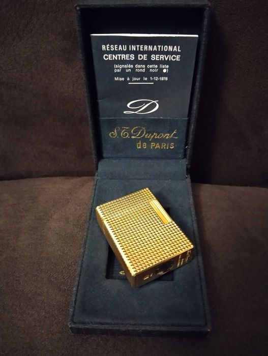 Isqueiro S.T. Dupont Paris + Caixa
