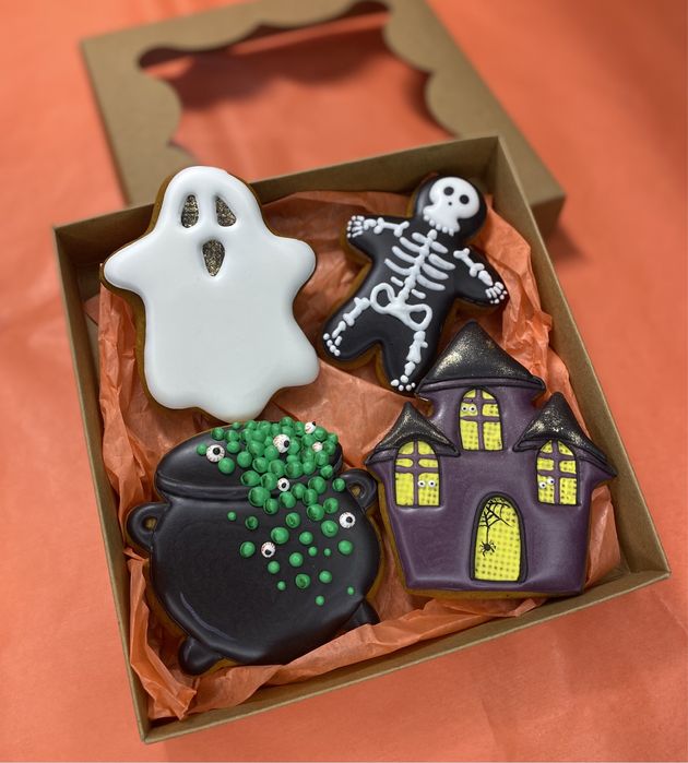 Пряники Хеллоуїн, імбирні пряники на свята. Halloween