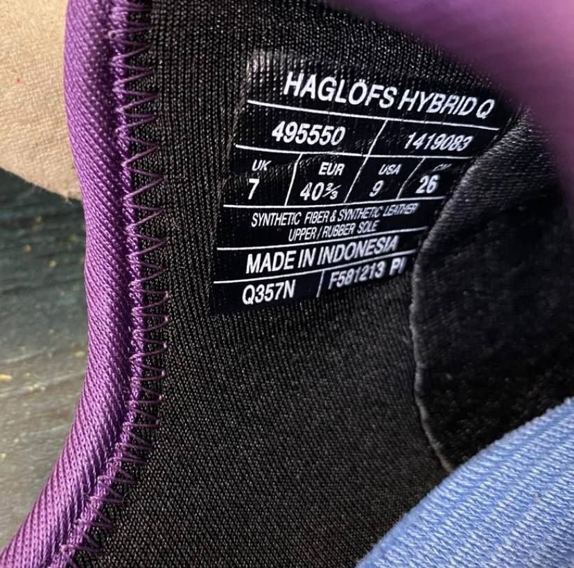 Крассовки haglofs by Asics Оригінал 40 розмір.