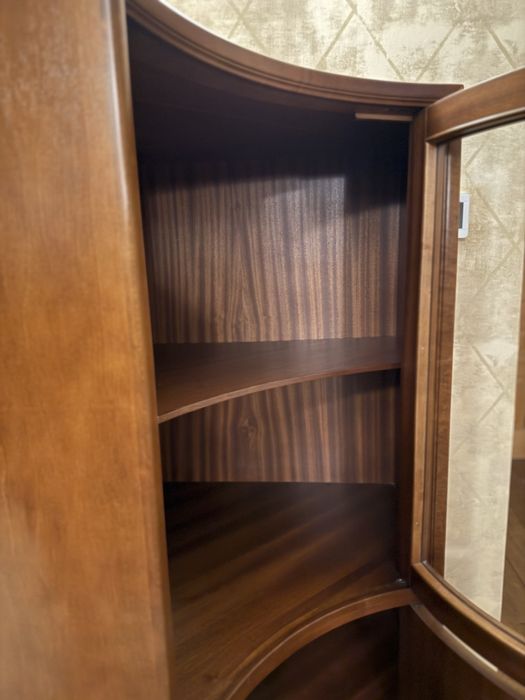 Narożna Witryna w stylu Vinatge z drewna