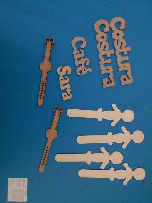 Conjunto materiais mdf para artesanato to