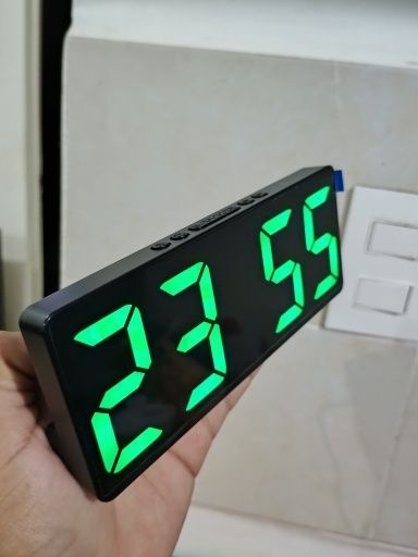 Zegar Cyfrowy Led Zielony