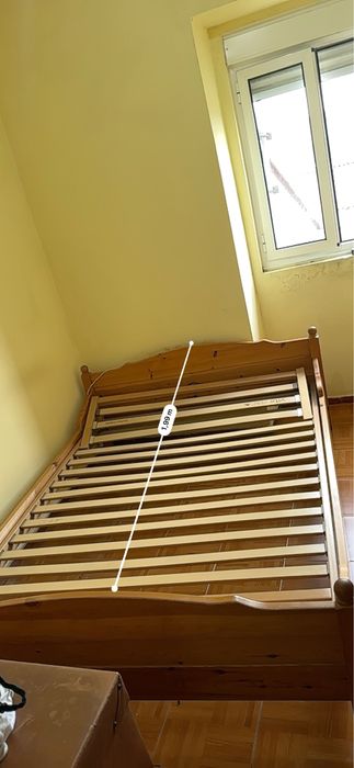 Cama + Estrado madeira