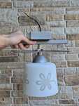 Lampa wisząca chrom srebrna