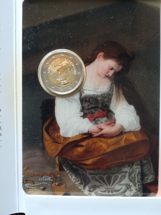 Moedas 2 euros  comemorativas San Marino