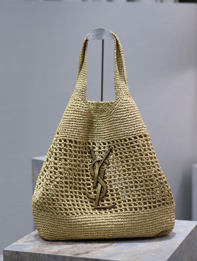 Torebka Icare YSL Raffia Neutral