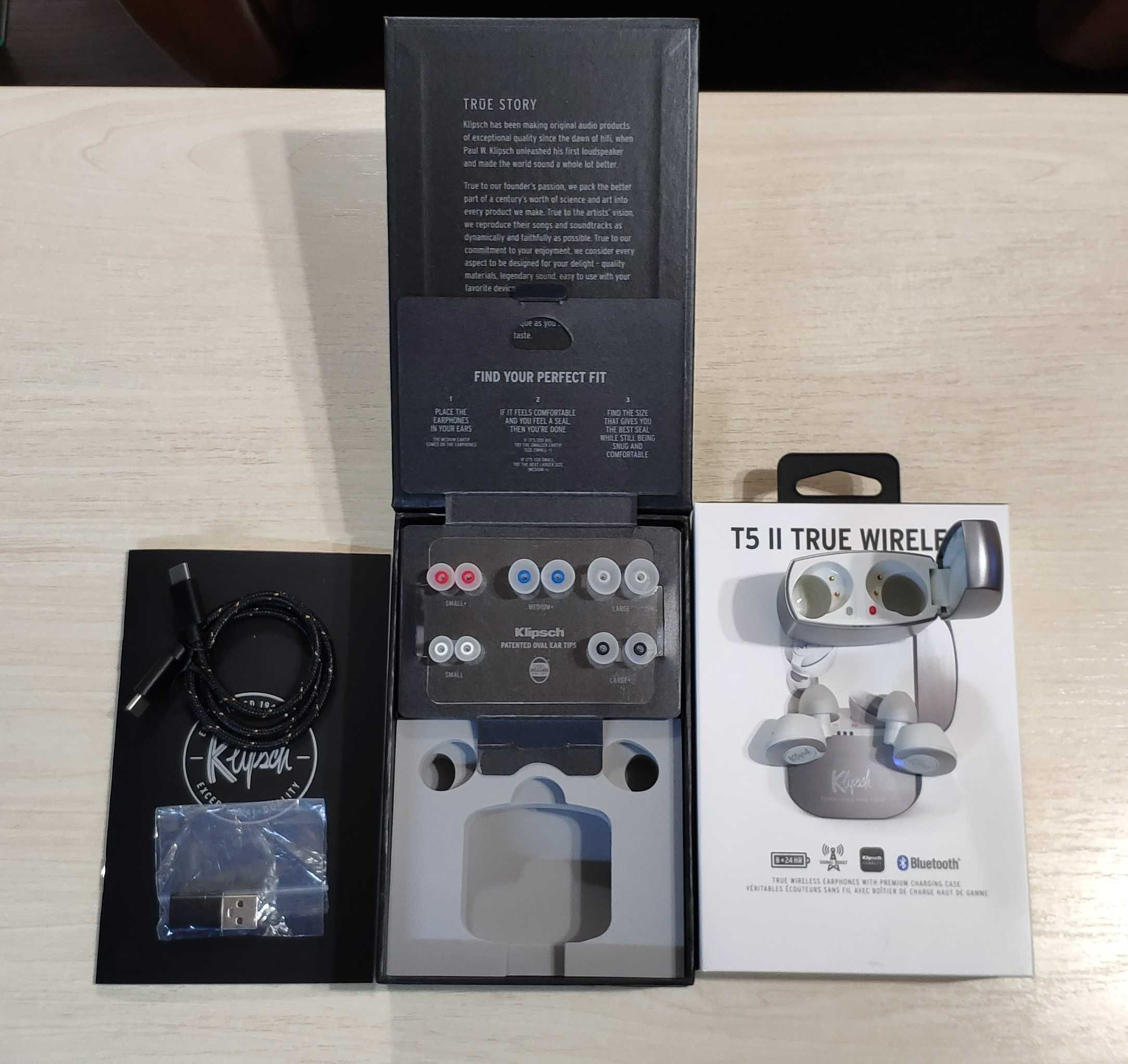 Продам Наушники Klipsch T5 II True Wireless Bluetooth Earphones Silver