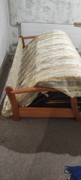 Диван на ламелях раскладной