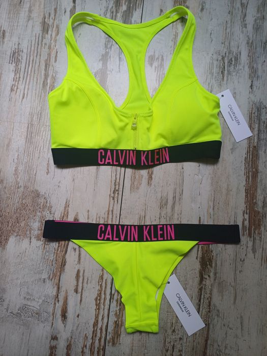 Sexi neonowe bikini strój kąpielowy brazyliana XS,S,M .