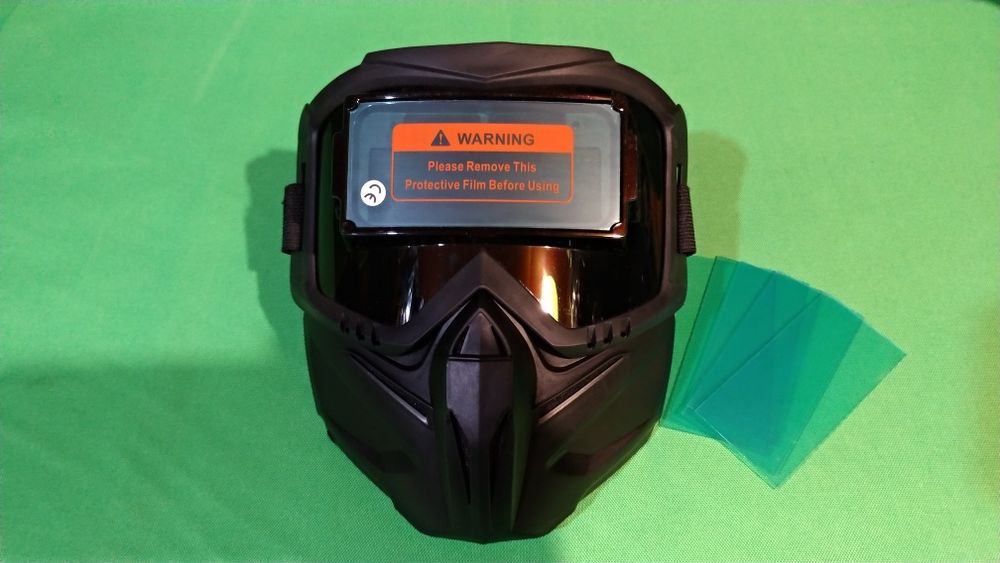 Очки маска для сварки хамелеон окуляри для зварювання (Комплект 6шт)