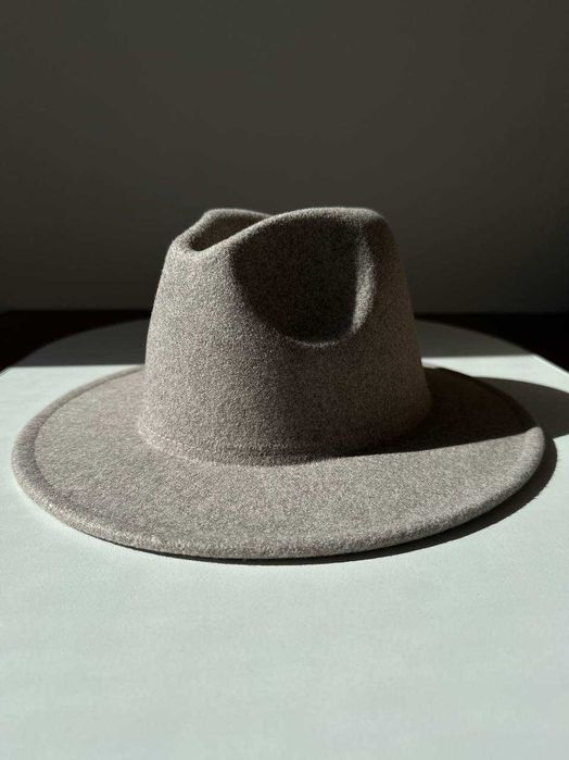 Вовняний капелюх Федора унісекс меланж LUXORA