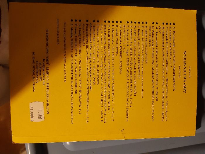 Organizacja gospodarki w Polsce