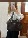 Вінтажна коричнева сумка Prada Milano 1913