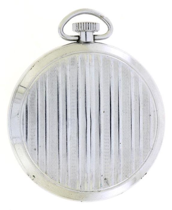 WWII Relógio De Bolso Alemão Umf Ruhla Regular Década 40