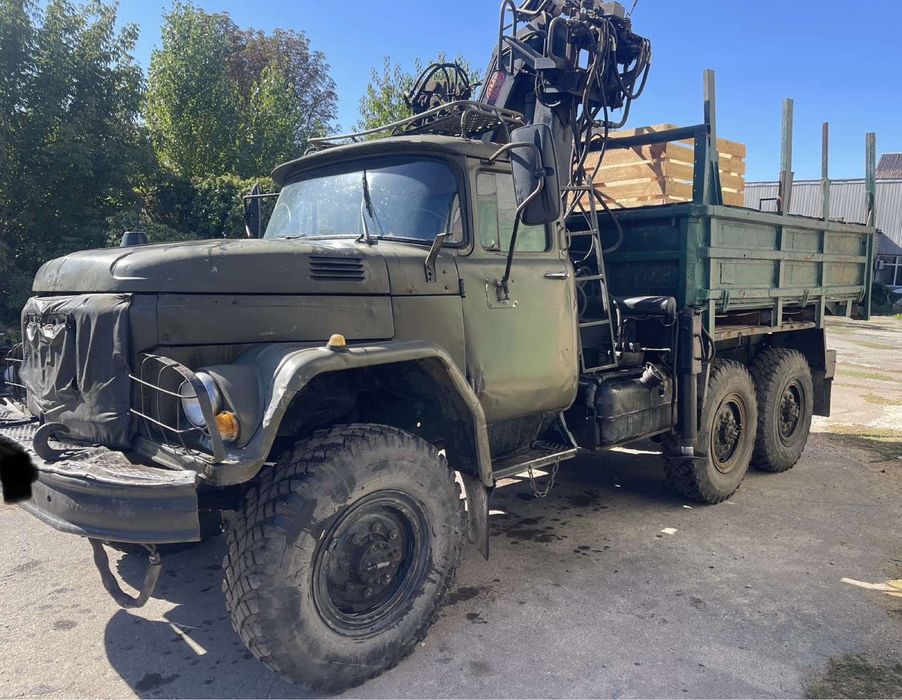 ЗІЛ 131 лісовоз самоскид з маніпулятором