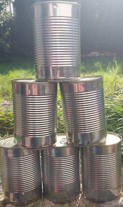 50szt×400gram.Puszki  dla psa bez etykiety.