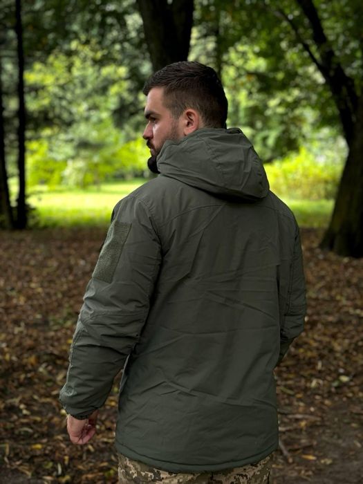 Мембранна куртка Level 7 2.0 олива. Тактична зимова куртка Левел 7