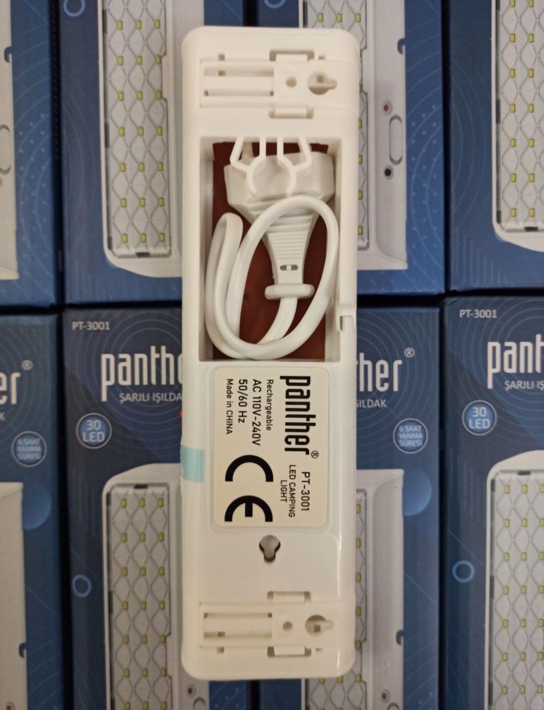 Фонарь Panther PT-3001 Led 30, лампа аккумуляторная