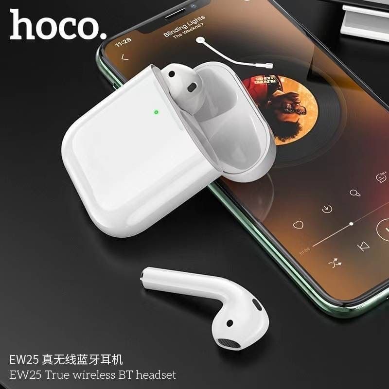 Беспроводные Bluetooth наушники Hoco EW25 с кейсом для зарядки