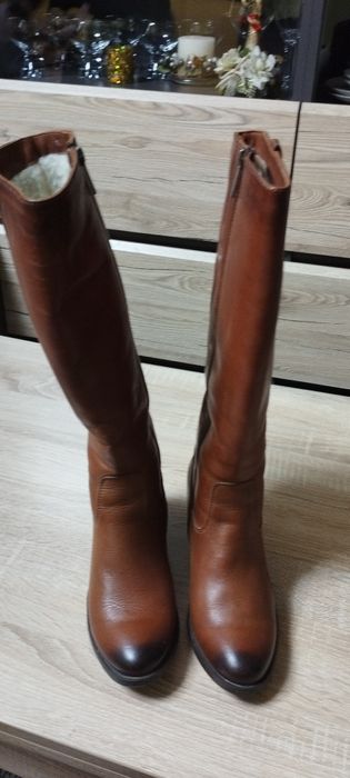 Чоботи на штучному хутрі