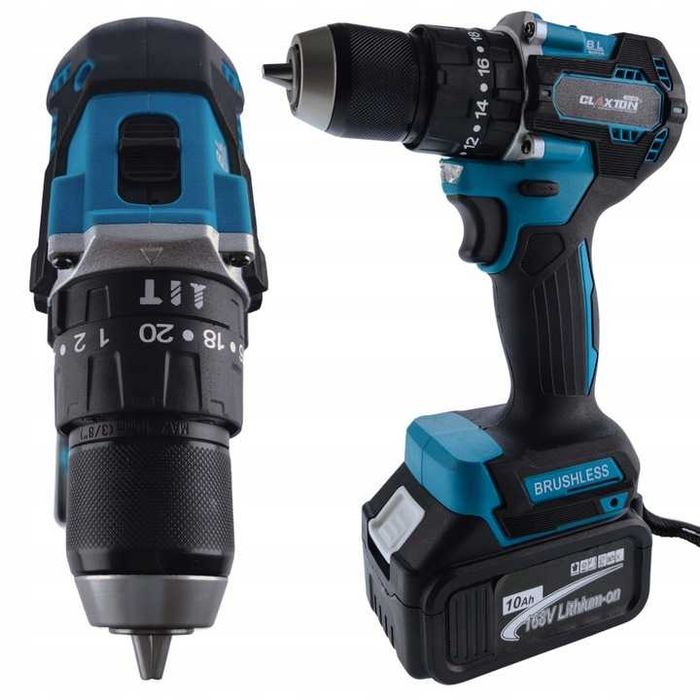 Szlifierka + Klucz Udarowy Wkrętarka BEZSZCZOTKOWA 6Ah AKUMULATOR 3W1