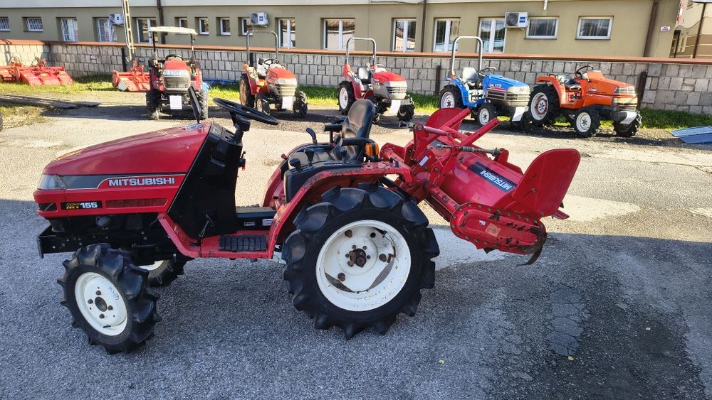 Traktorek Japoński Mitsubishi MT 155 D 15 KM Glebogryzarka
