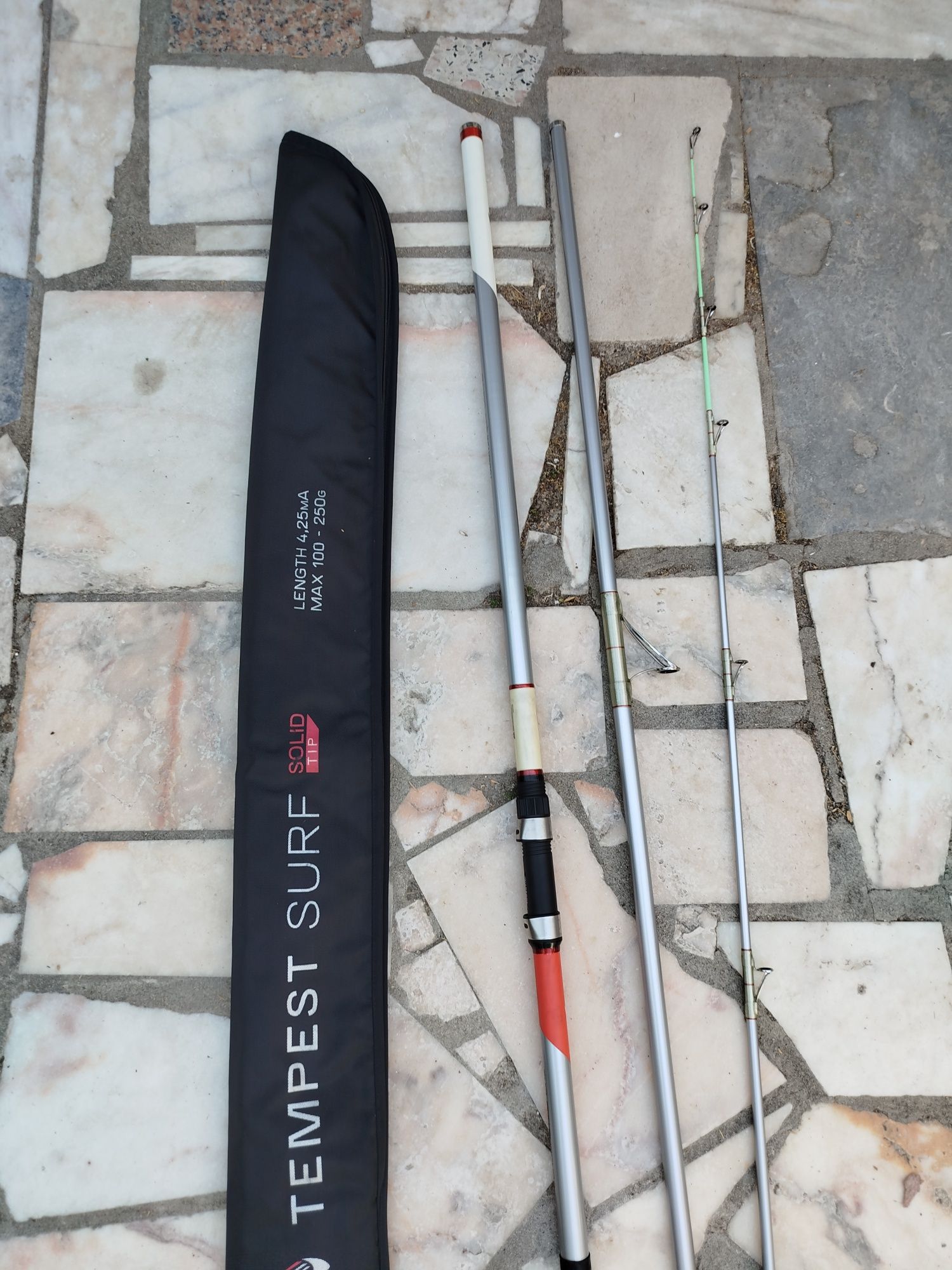 Cana surf casting tubertini tempest surf