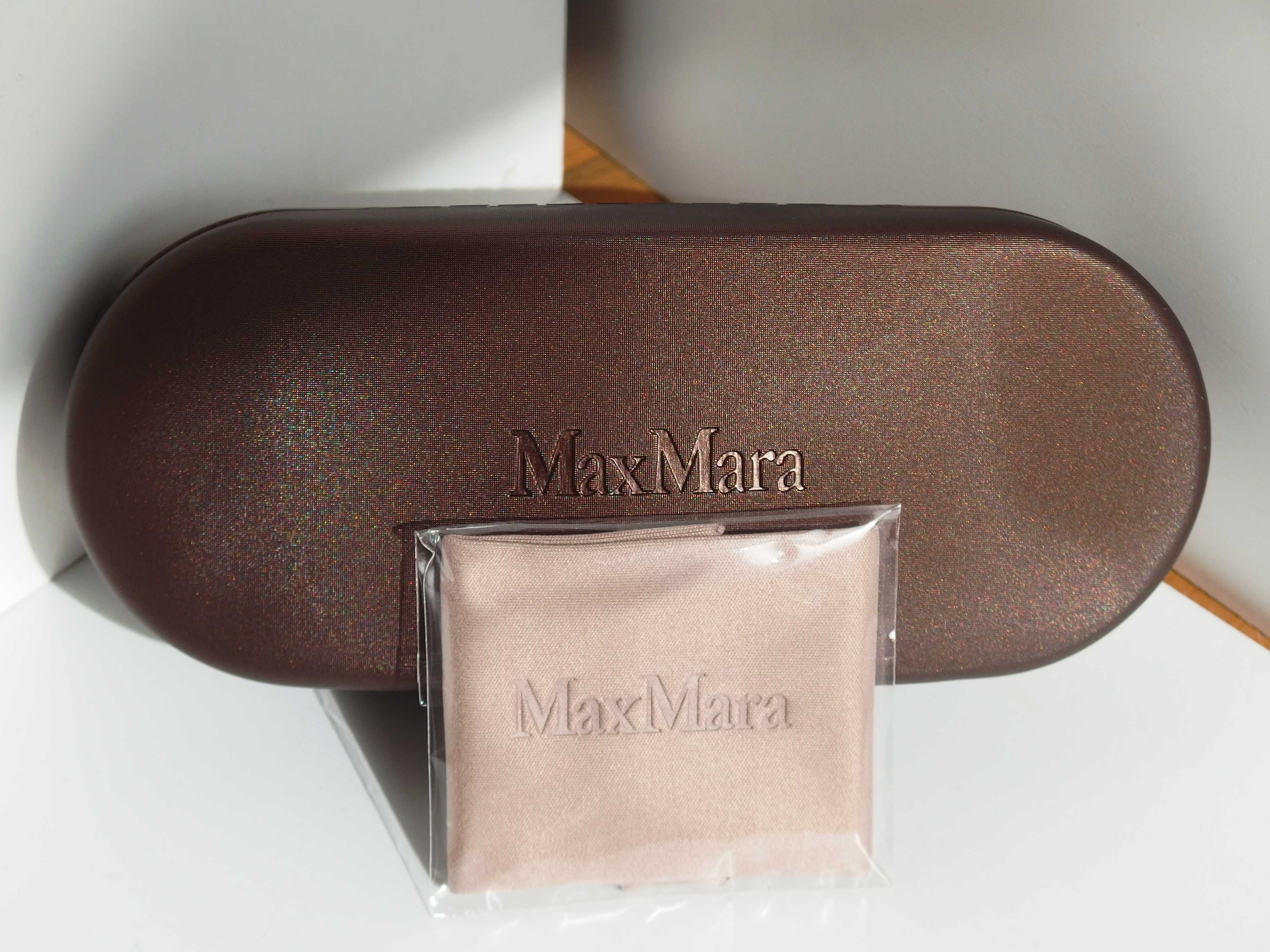 MAX MARA = Oryginalne Luksusowe etui na okulary korekcyjne