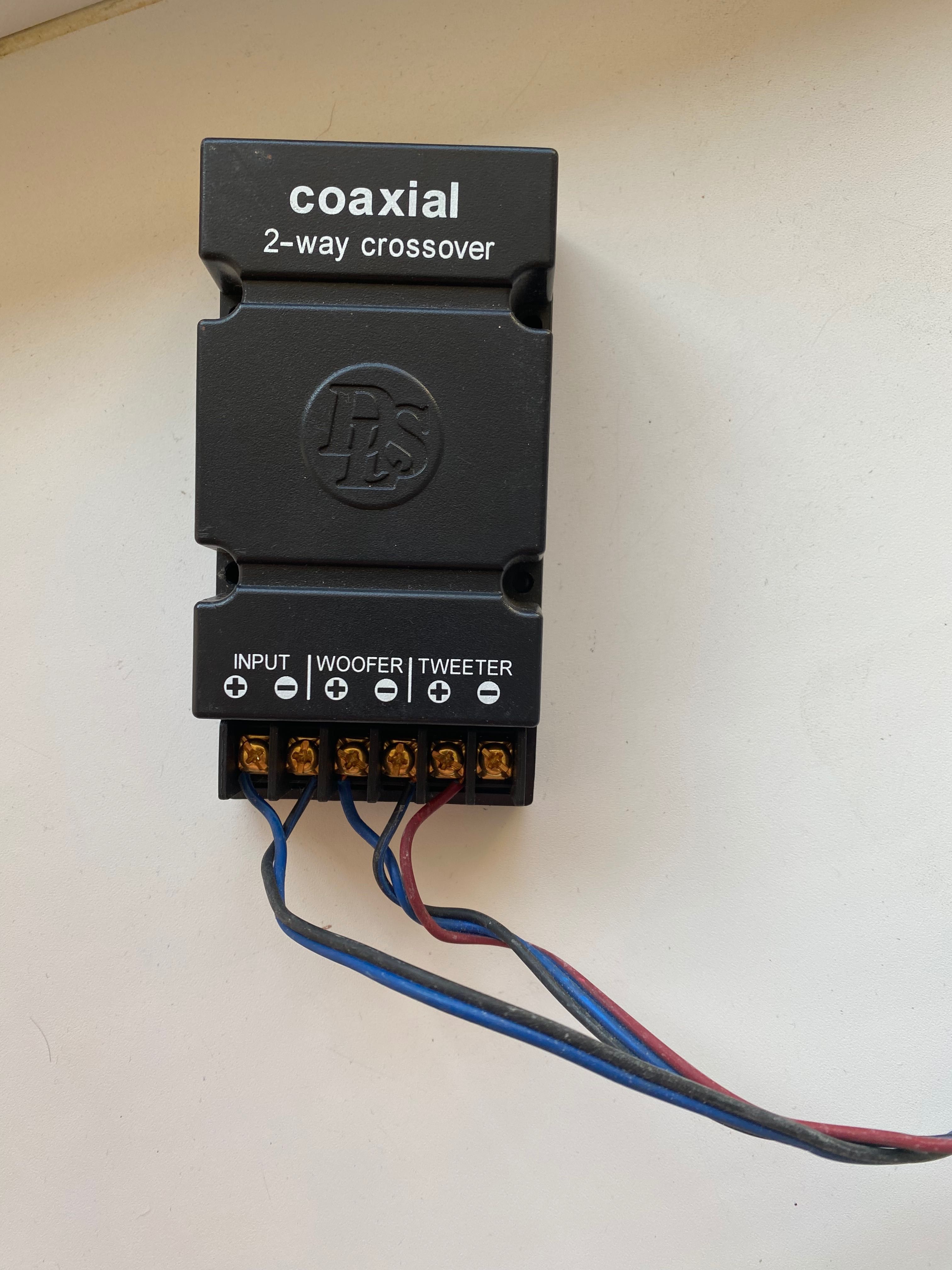 coaxial 2 way crossover