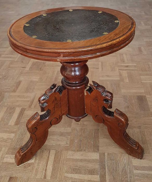 Stołek taboret do pianina regulowany