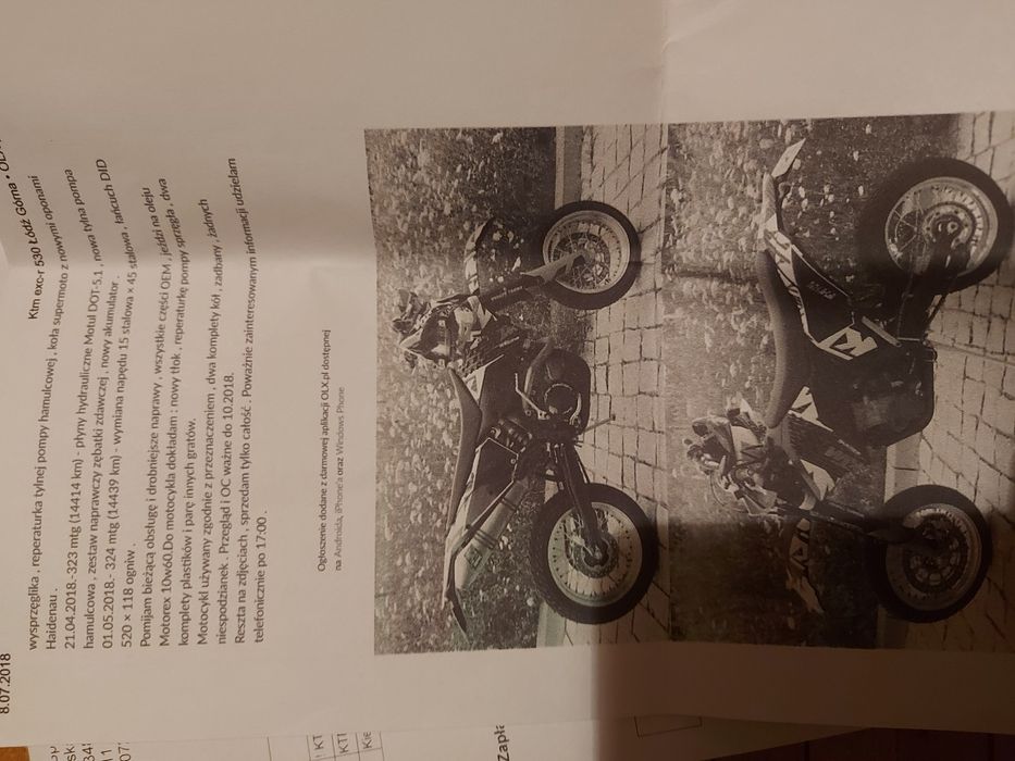 Sprzedam KTM 530 EXC-R