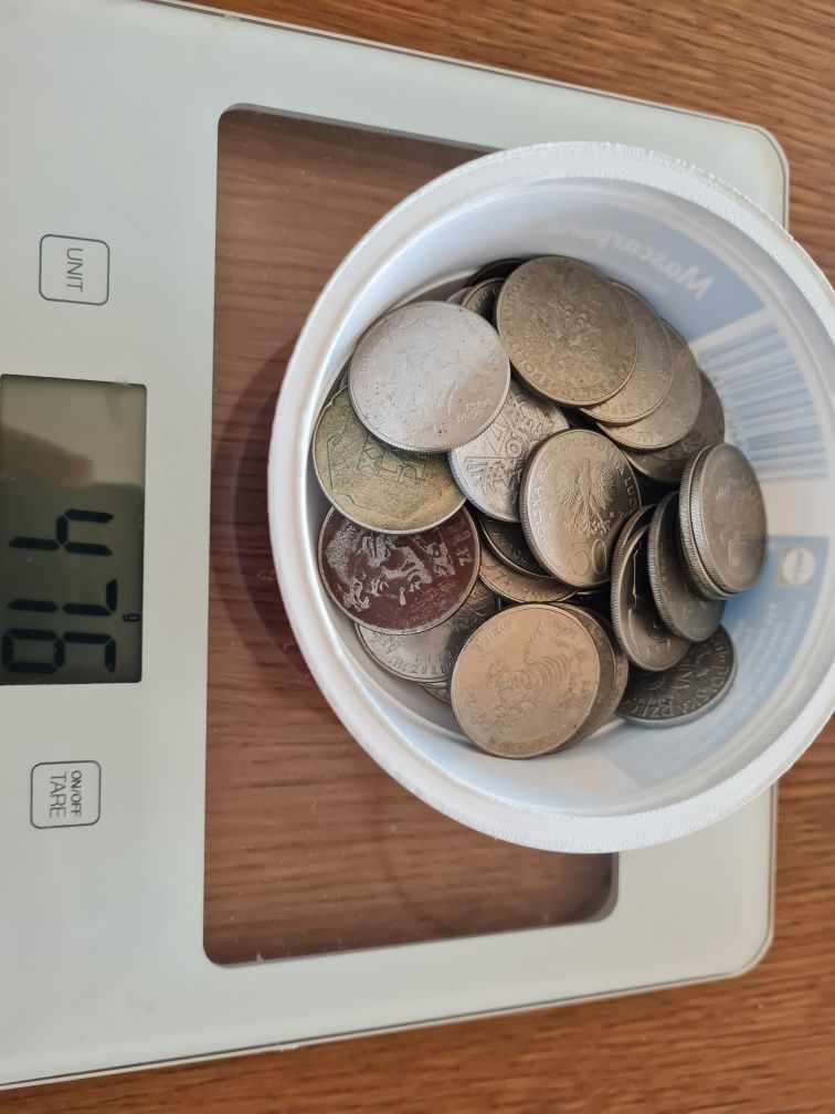 Ok. 0,5 kg monet z PRL kolekcjonerskich i obiegowych