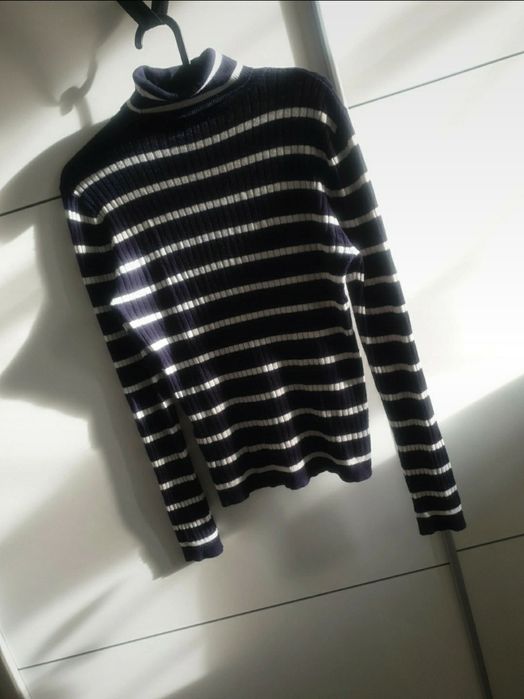 Golf bawełniany w paski