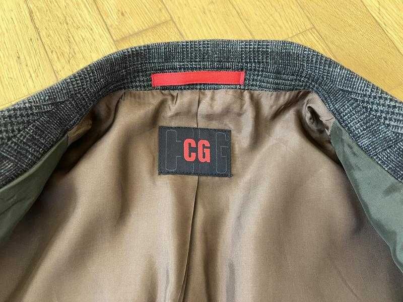 Club of Gents M Піджак Налокотниками Блейзер клітинку чоловічий Шерсть