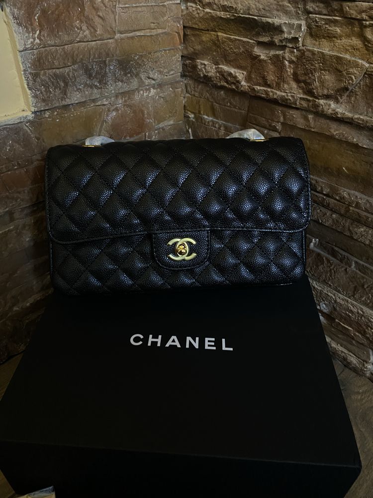 Сумка chanel шанель натуральна шкіра преміум