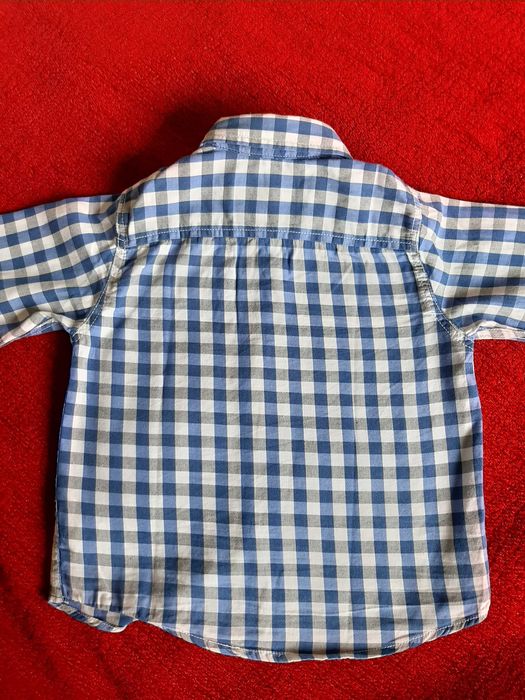 Camisa Quadrados M.Comprida 24-36M (94cm)
