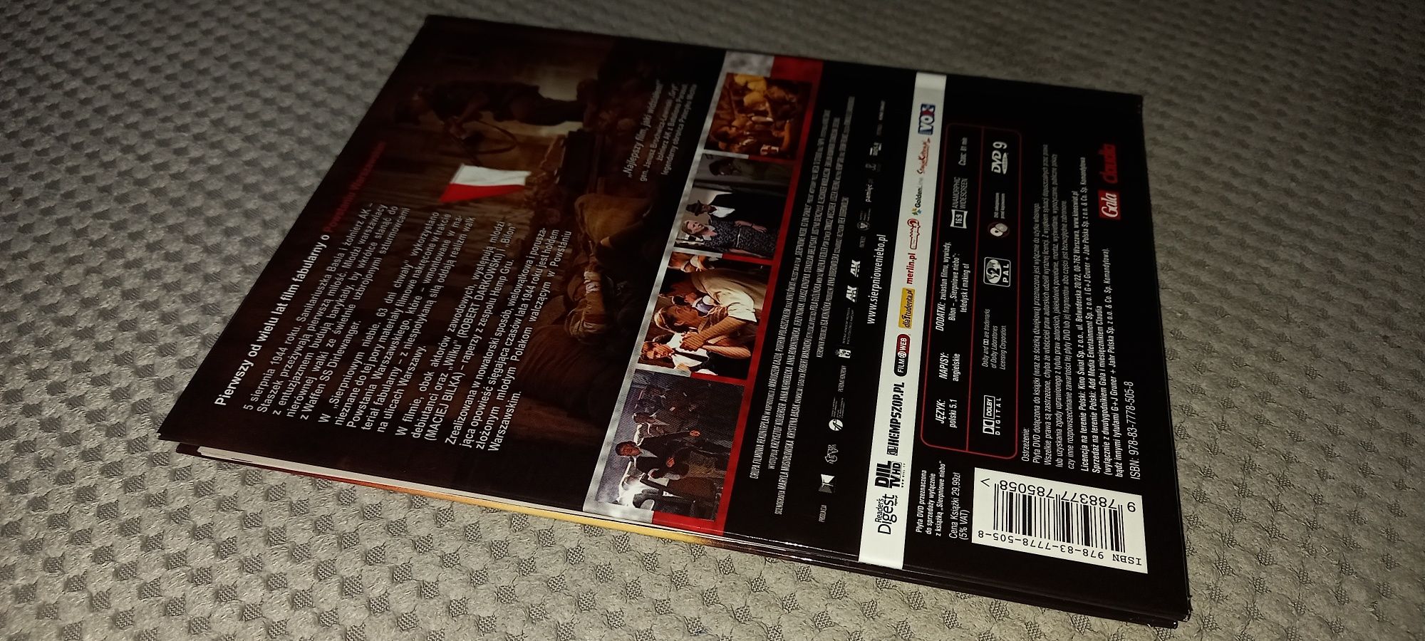 Sierpniowe niebo 63 dni chwały dvd