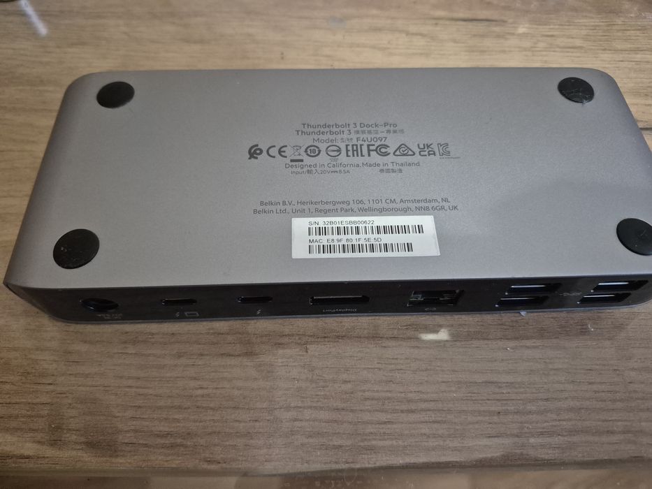 Док станція StarTech Triple 4K