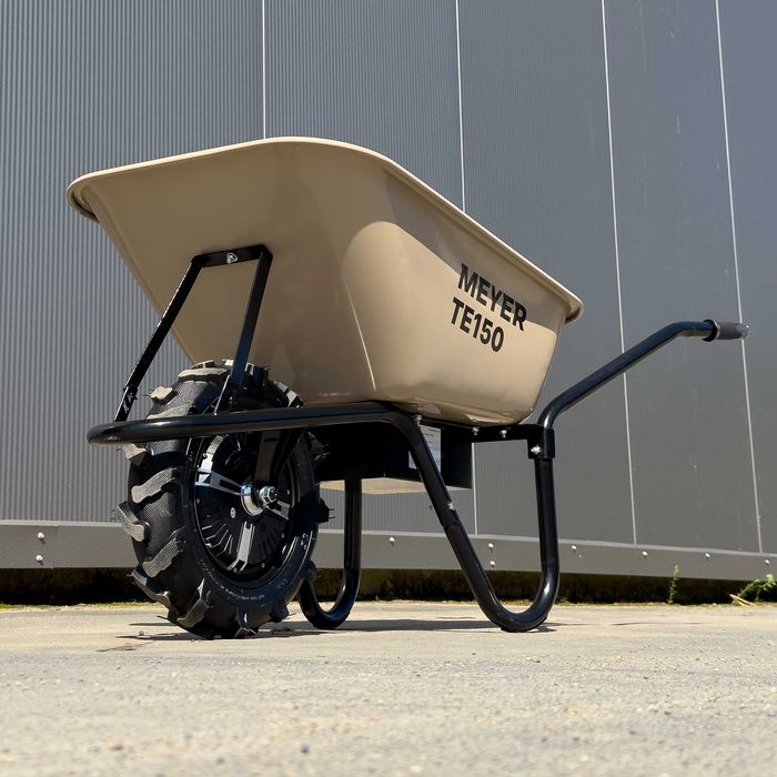 Taczka z napędem MEYER TE150 | e-Taczka | 150 kg | Akumulator | Nowość