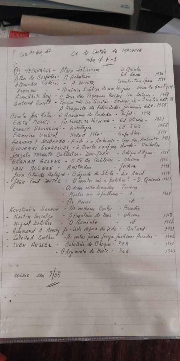 Lote de livros variados