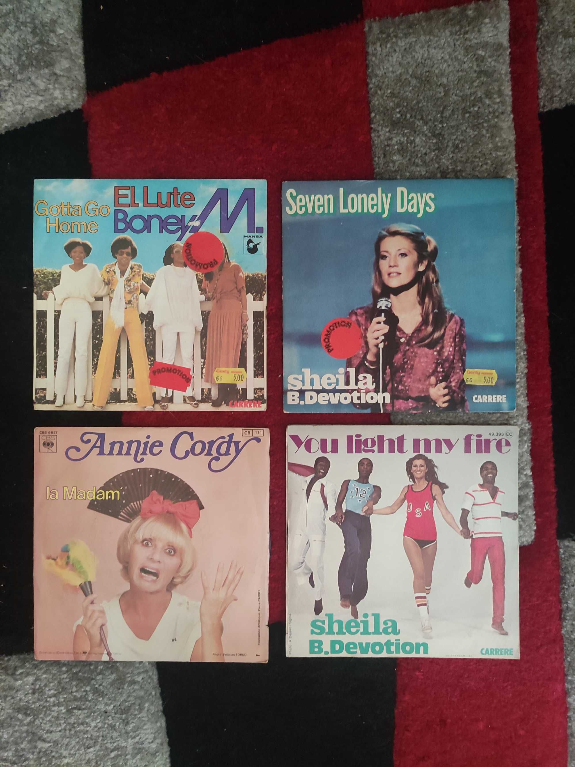 Discos de Vinil Sheila B.Devotion e Annie Cordy