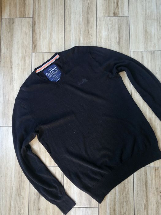 sweter SUPERDRY Japan Premium Knitwear kaszmirowy r. L jak NOWY okazja