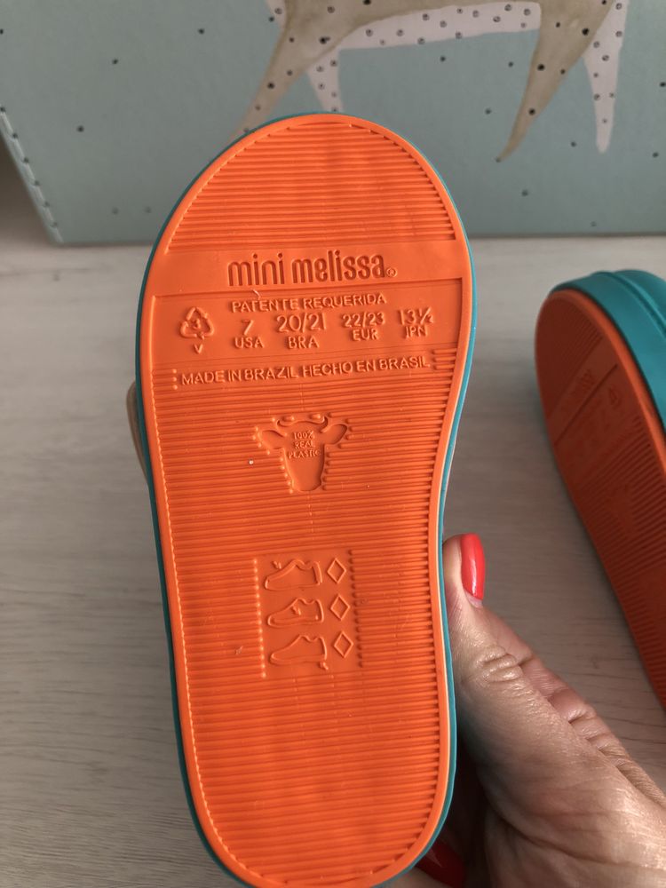 NOVO! Mini Melissa baby Bebé/ sapato criança ténis turma pudim  22/23 LINDAS!