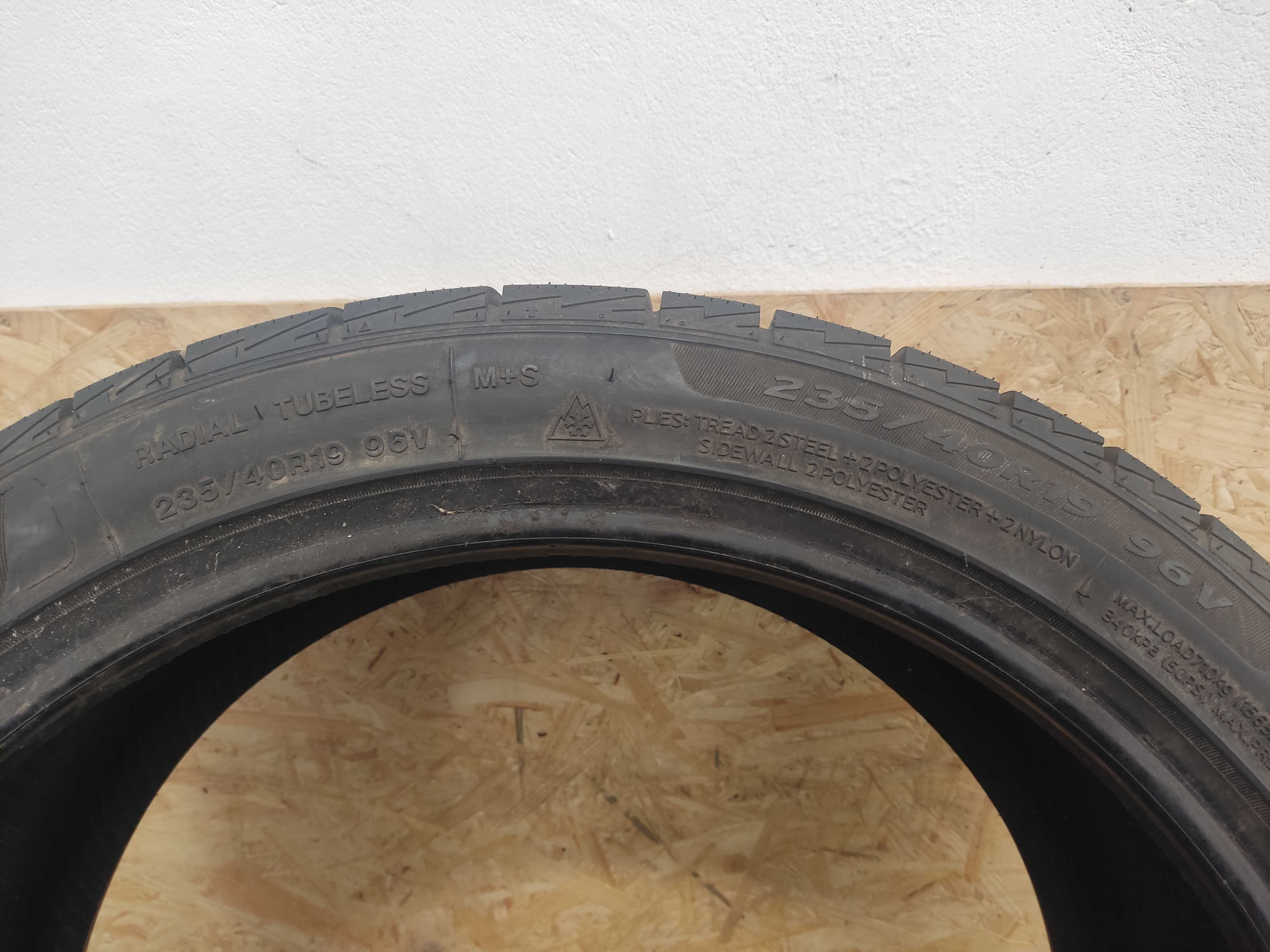 2x235/40R19 Frigus Ev Ice 3, 2021 rok, 96V XL, bieżnik 6,1-6,3mm