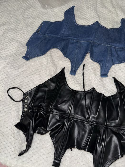 Сукня та корсет шкіряний mon blanche