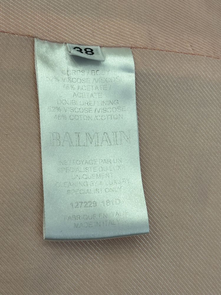 Шикарний рожевий піджак Balmain. Люкс бренд. Оригінал.