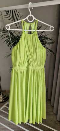 Zielona sukienka letnia nowa z metką Pink Boom rozmiar S