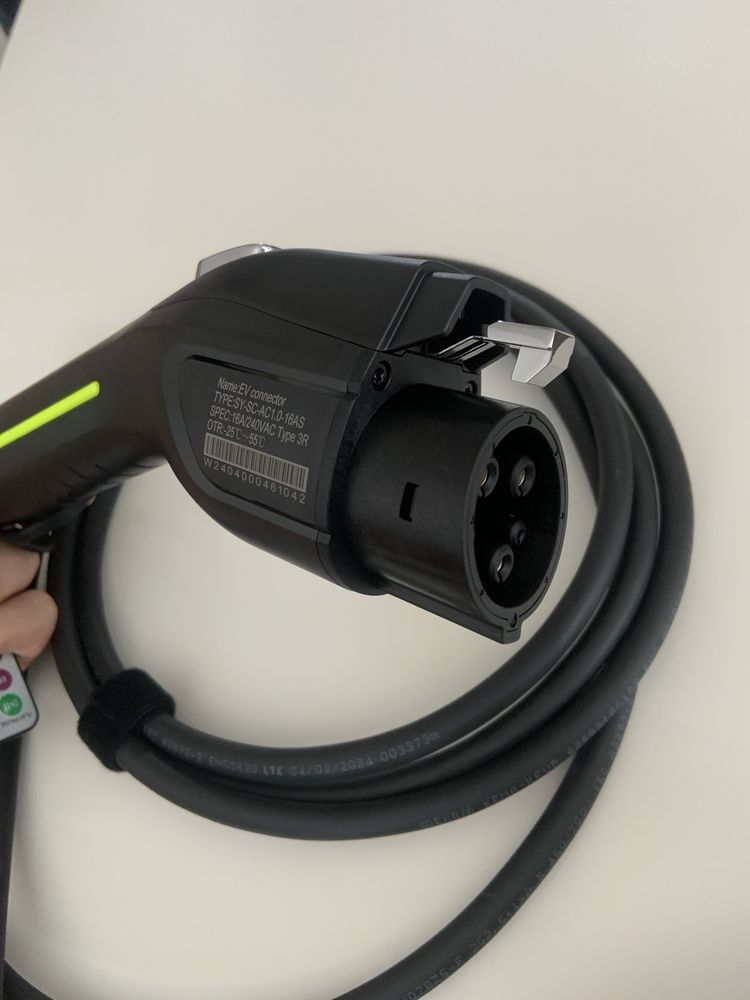 Przenośna ładowarka do aut ev z usa typ 1 type1 wallbox 230V max 16A