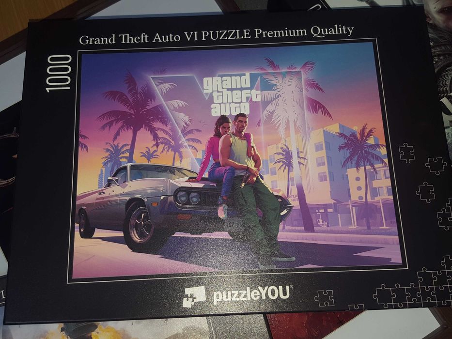 GTA VI 6 Gadżet Puzzle 1000szt. 64cm x 48 cm Duże Gadżety Gamingowe